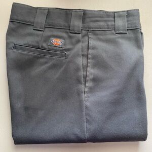 Dickies Men’s Pants Dark Gray With Logo Patch Item# DIGR107